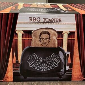 Ruth Bader Ginsburg Toaster New In Box 2019 Uncanny Brands Black
